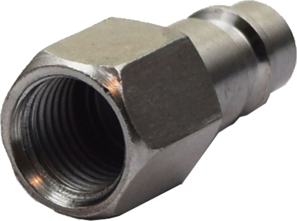 Agora-Tec Druckluft Stecker für Schnell Kupplung Werkstatt Kompressor auf 1/4 Zoll IG