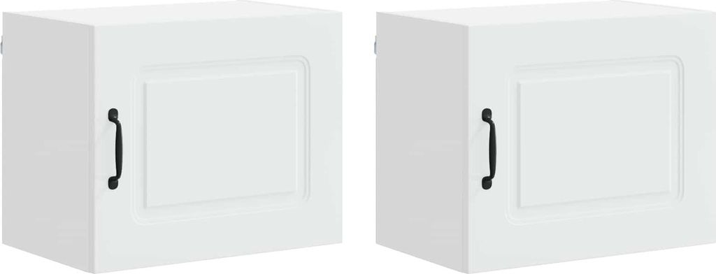 Küchenschrank Kalmar 2 pcs Weiß 50 x 31 x 40 cm Holzwerkstoff