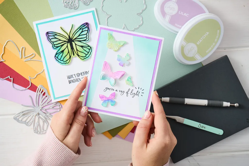 Sizzix Thinlits 660822 Catherine Pooler Spring Wings Pochoir Découpe