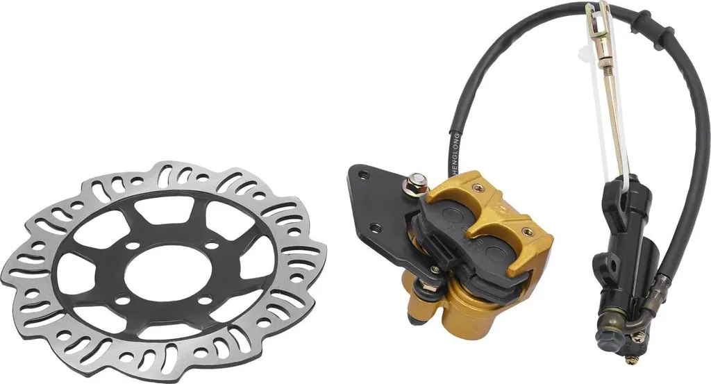 Kit Frein Arrière Hydraulique Or avec Flexible 50cm pour Dirt 125 cm³