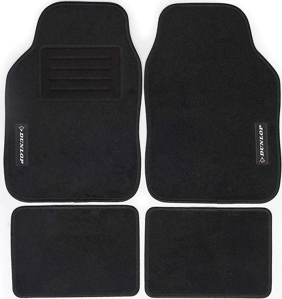 Set Tappetini Auto 4 Pz Deluxe Dunlop | Protezione Universale Interni