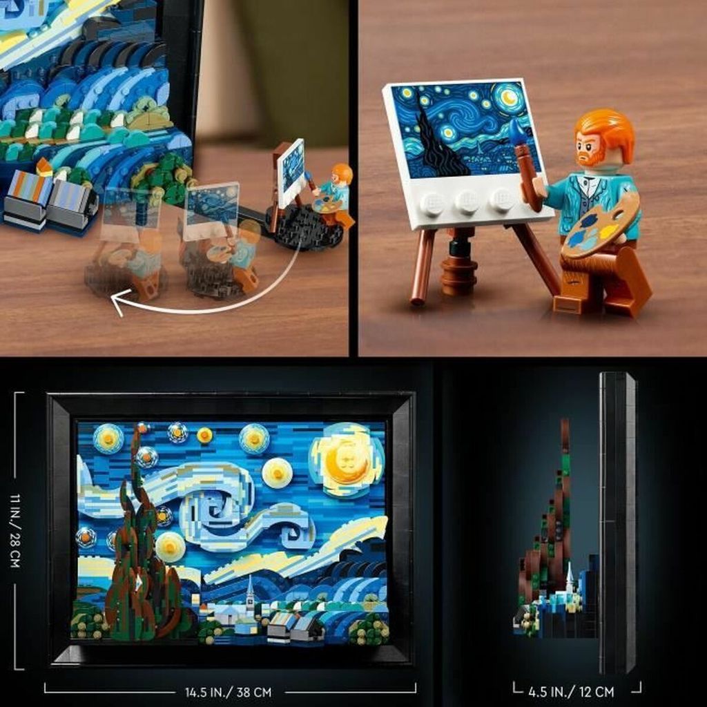 LEGO® Ideas 21333 Vincent van Gogh - Gwiaździsta noc Zdjęcie produktu 21