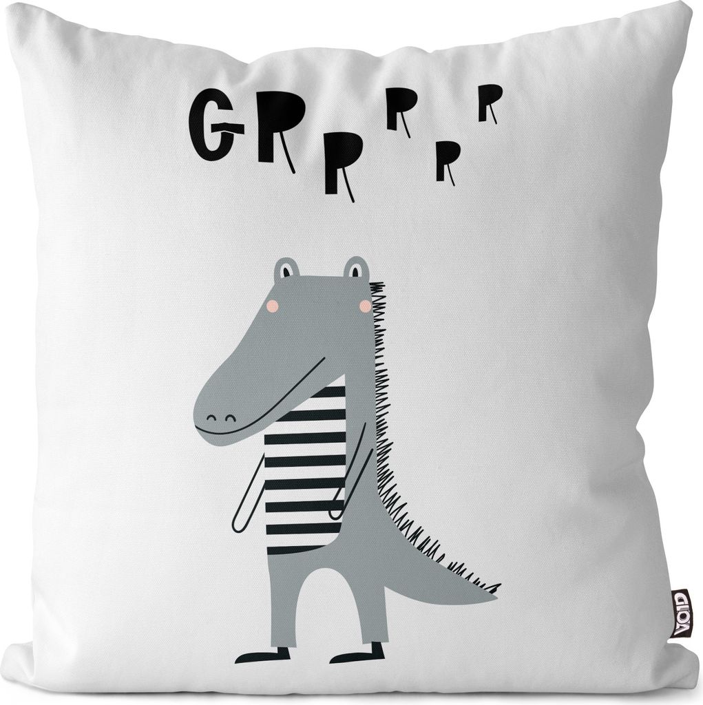 VOID Krokodil Cartoon Kinder Kissenbezug Kissenhülle Sofakissen Kissen Deko Outdoor-Kissen Dekokissen