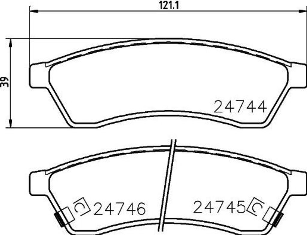 HELLA Bremsbeläge Satz Hinten Bremsklötze für SUZUKI VERONA Stufenheck (US) 8DB 355 014-491