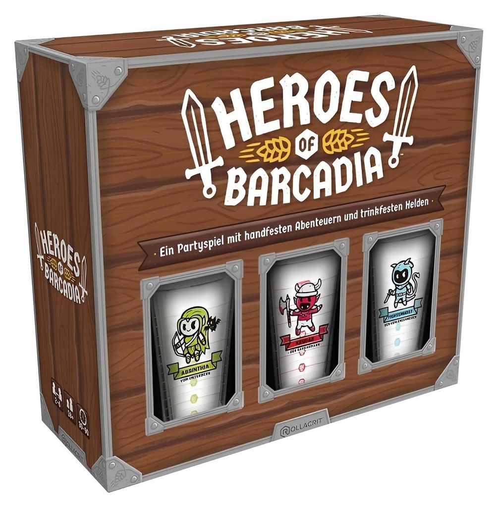 ASMODEE Heroes of Barcadia  DE Produktbild 