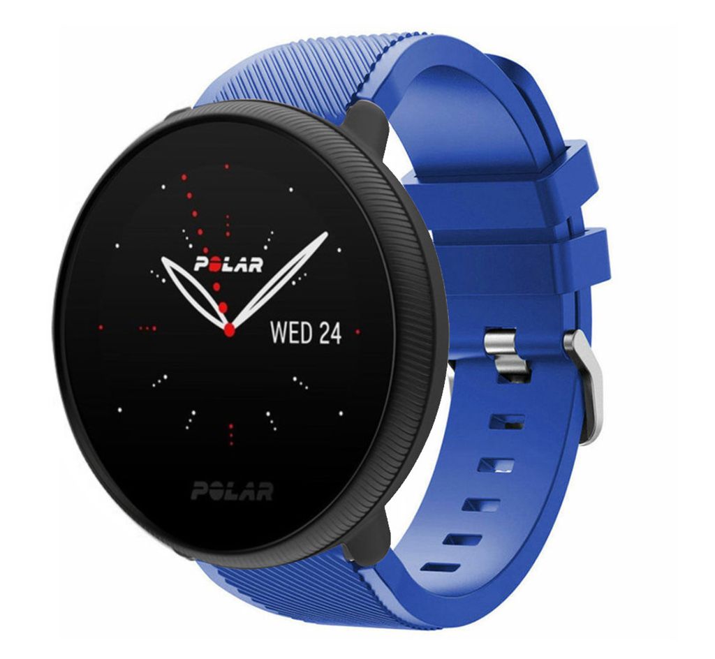 Strap-it Polar Ignite 3 Silikonarmband (Blau)