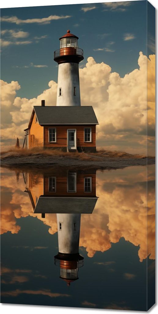 Bild 50x100cm Meeresreflexion