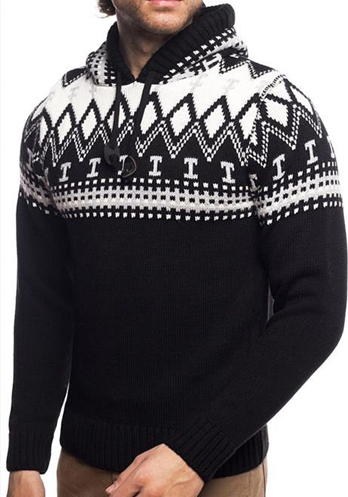 Schicker Norwegerpullover CARISMA CRM7766 Schwarz S