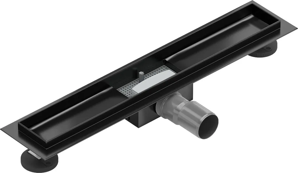 Corpo Canalina Doccia Mexen Flat 60cm Nero 1715060 - Design Moderno