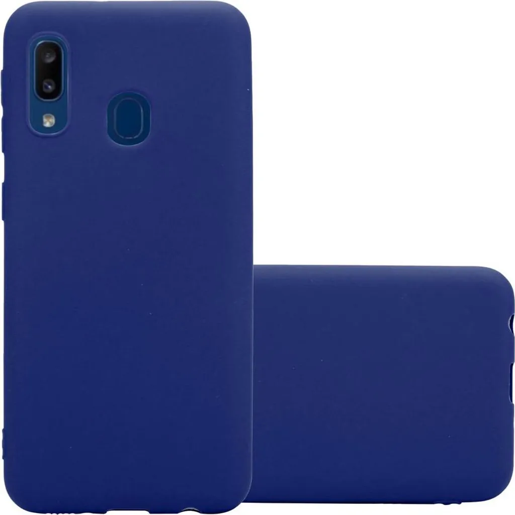 Custodia Cadorabo per Samsung Galaxy A10e / A20e custodia protettiva in blu custodia per cellulare TPU custodia in silicone cover