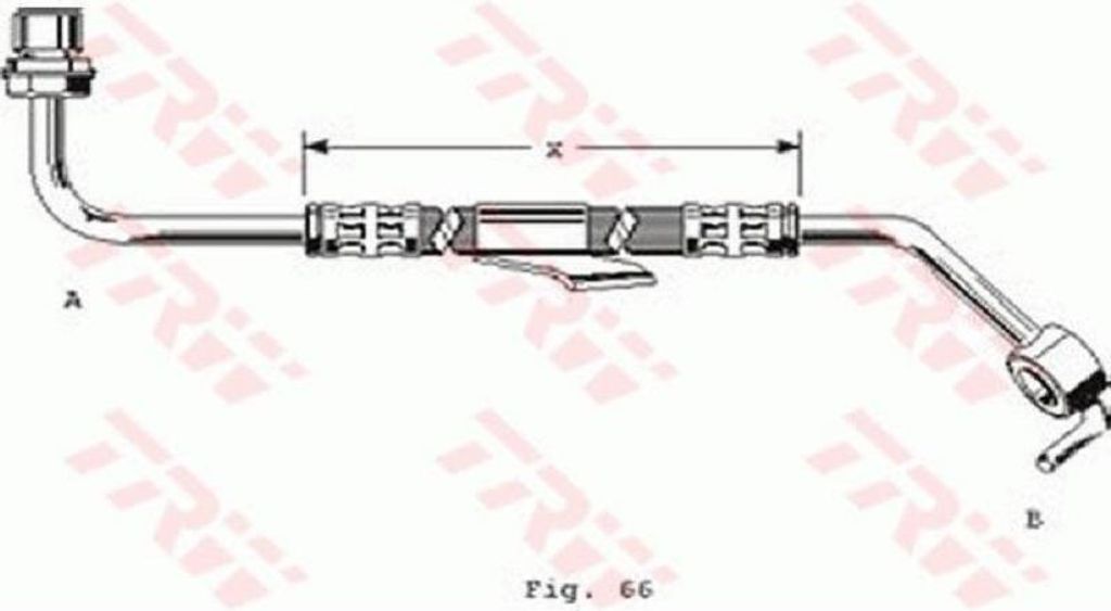 Trw Bremsschlauch PHD248