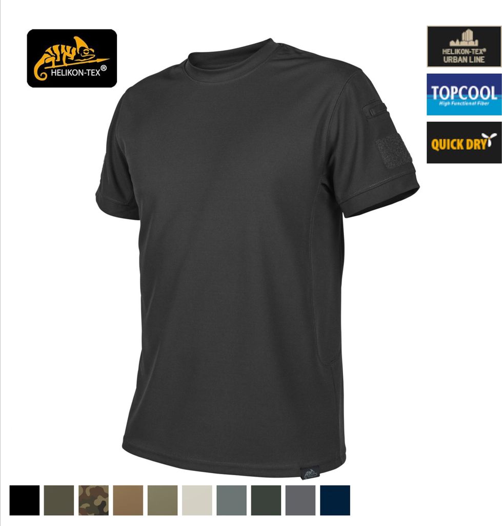 Helikon-Tex Taktisches T-Shirt – Topcool – in mehreren Varianten erhältlich, Größe:S, Farbe:Khaki