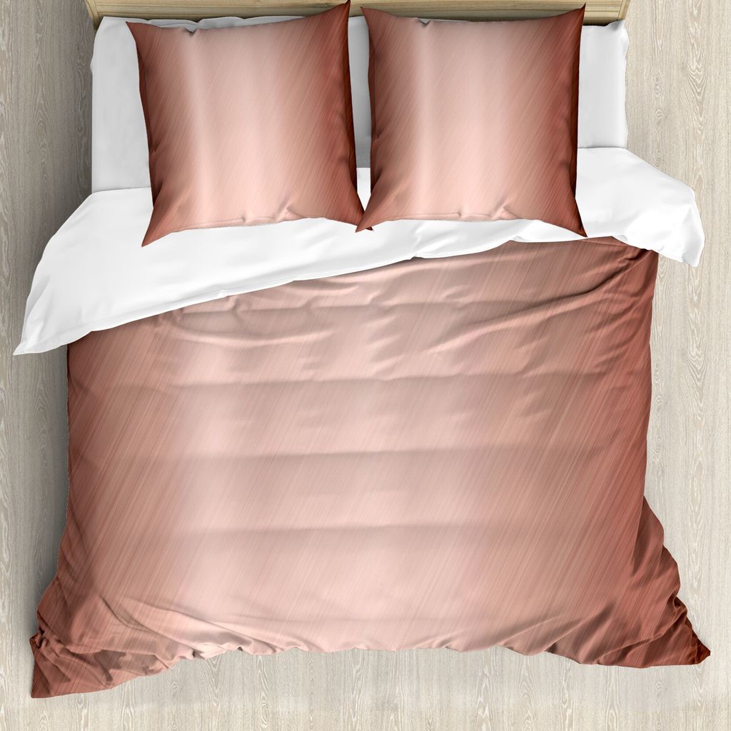 ABAKUHAUS Abstrakt Bettbezug, Ombre Oberflächenbild, Milbensicher Allergiker geeignet mit Kissenbezügen, 155 cm x 220 cm - 80 x 80 cm, Getrocknet...