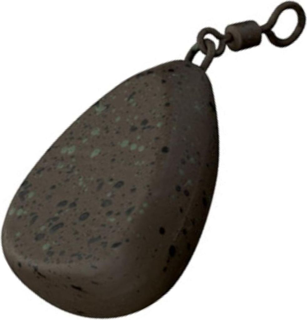 Fox Camotex Swivel Flat Pear Lead - 10 Karpfenbleie, Gewicht:1.5oz / 42g