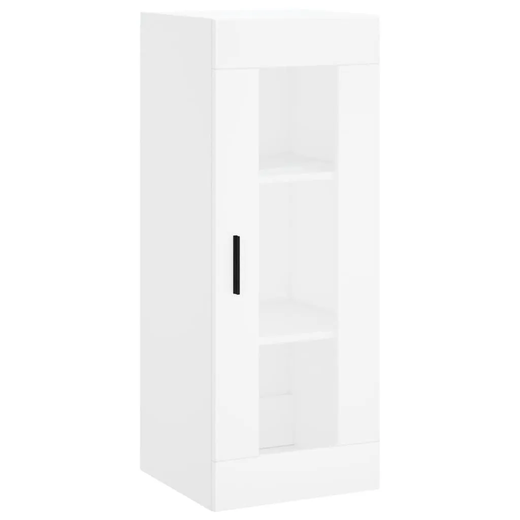 Pensile Bianco Design 34,5x34x90 cm | Armadio a Muro Alta Qualità