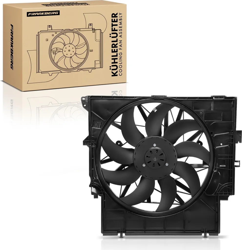 Ventilateur de refroidissement avec cadre pour BMW X3 F25 sDrive 2014