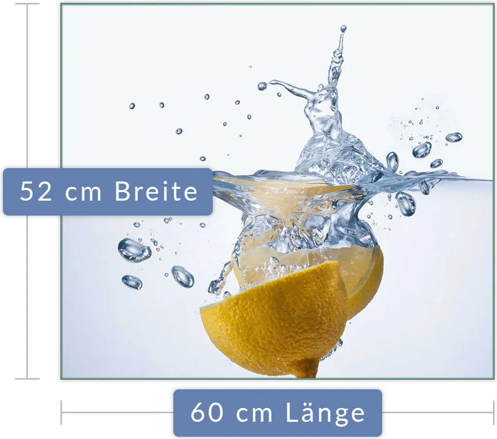 Piastra di Copertura Vetroceramica 60x52 Giallo - Proteggi e Arreda