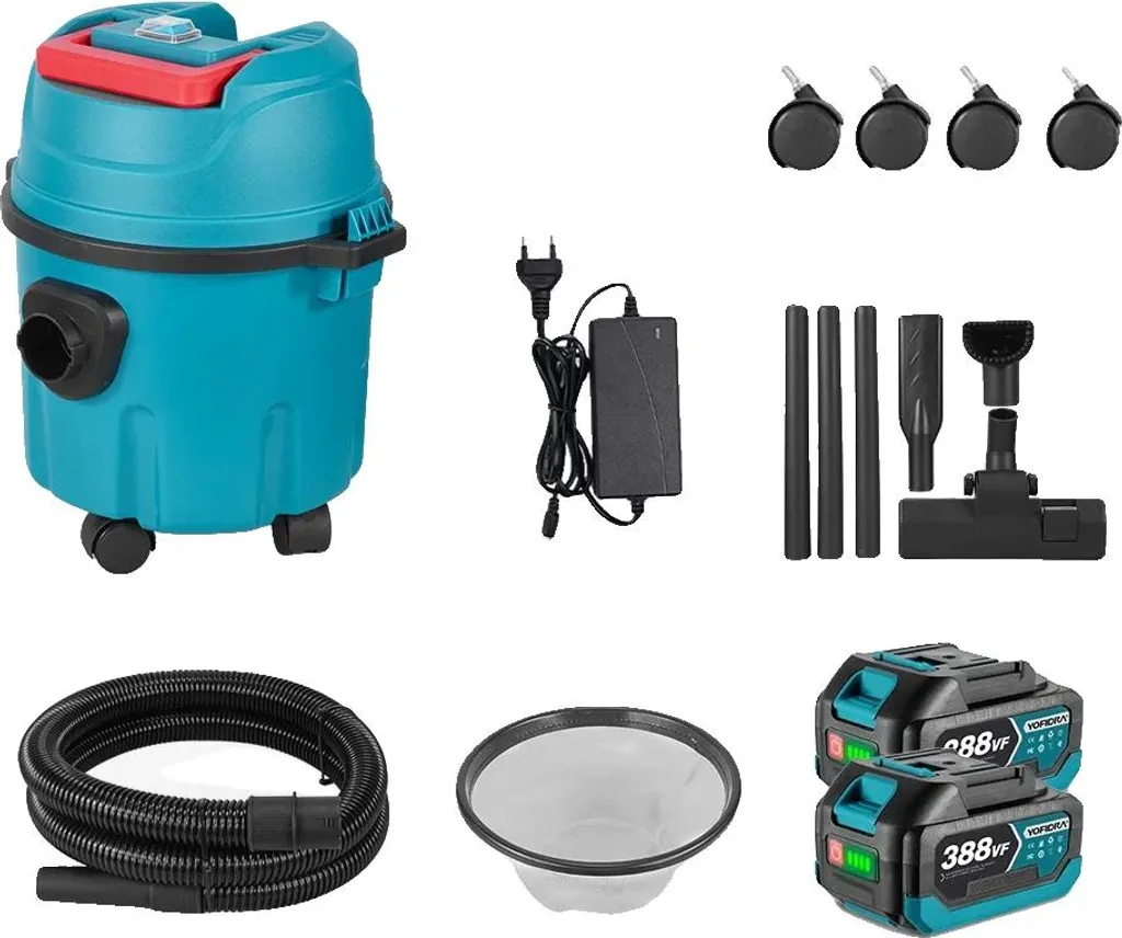 Aspirateur sans fil puissant 2000W fini les pannes cuve 10L