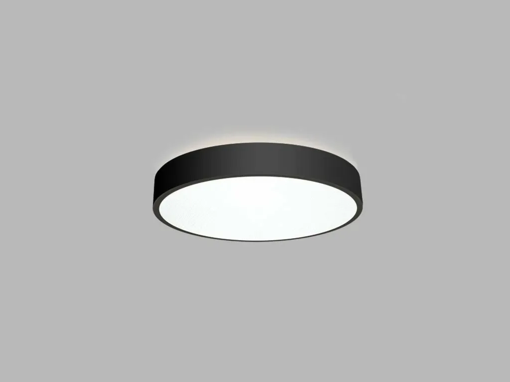 Éclairage de Bureau et Commerce Roto 40 Led2 Plafonnier Noir Modulable