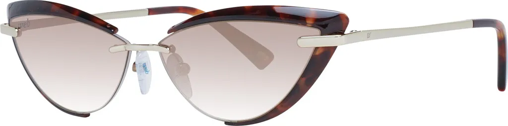 Lunettes de soleil œil de chat Web WE0283 pour femme coloris havane