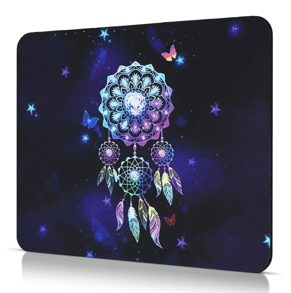 Petit tapis de souris 240x200mm motif Attrape-rêve pour filles