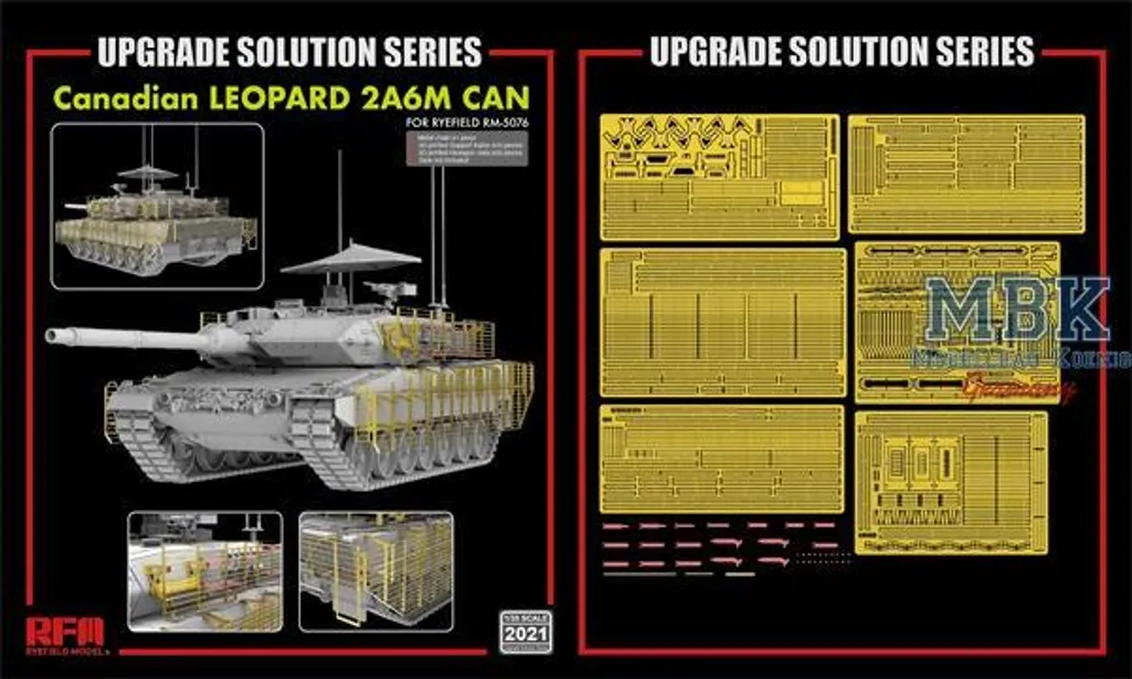 RFM2021 Kit de Mise à Niveau Leopard 2 A6M CAN Rye Field Model 1/35