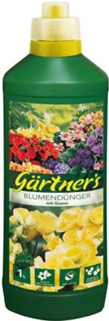 Gärtner´s Blumendünger mit Guano, 1 l Produktbild 