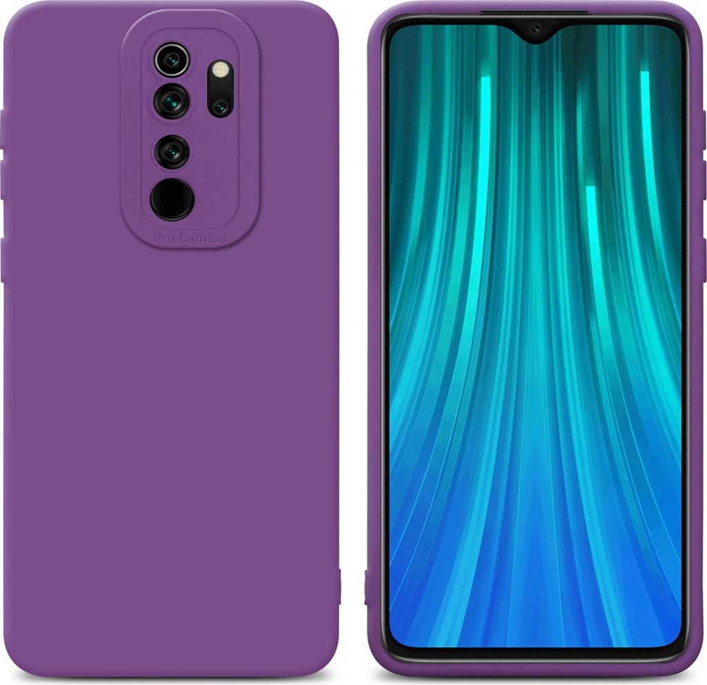 Cadorabo Hülle für Xiaomi RedMi NOTE 8 PRO Schutz Hülle in Lila TPU Silikon Etui Case Handyhülle