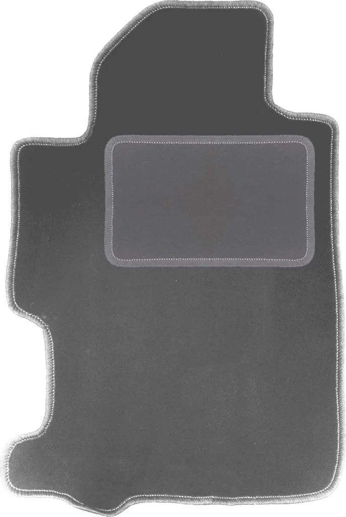 Tappeto Guida Honda FR-V 2004-2009 Velluto Grafite con Clip - 1