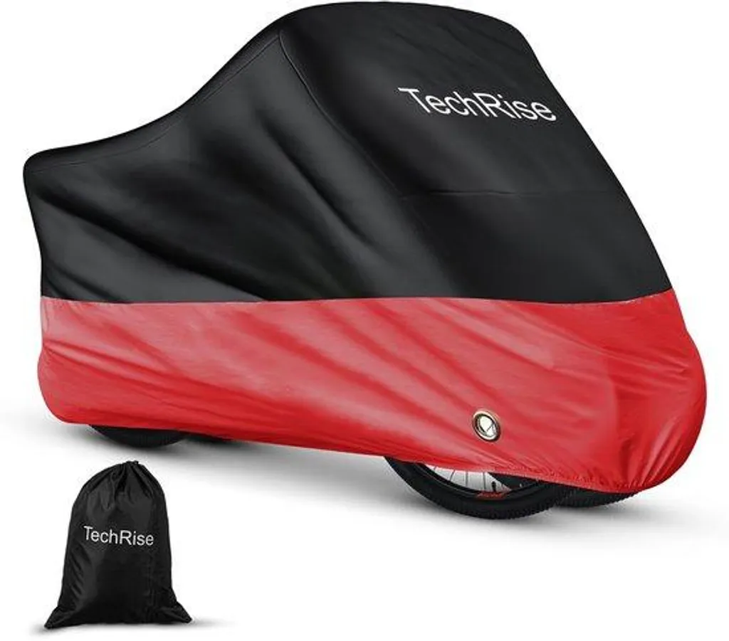 Housse de Protection 3 Vélos pour Balcon et Extérieur Imperméable Rouge