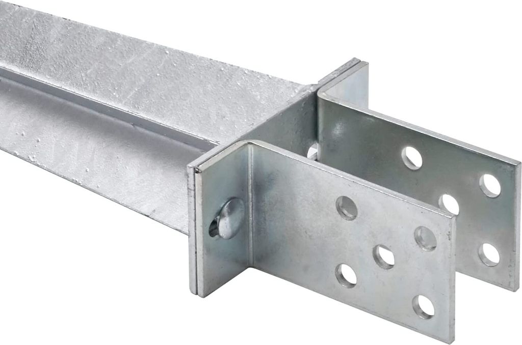 Pfostenträger 0-160 mm verstellbar Einschlaghülse Produktbild 7