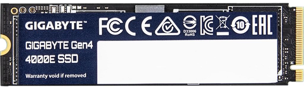 GIGABYTE Gen4 4000E, 1 TB, M.2, 4000 MB/s Obrázok produktu 