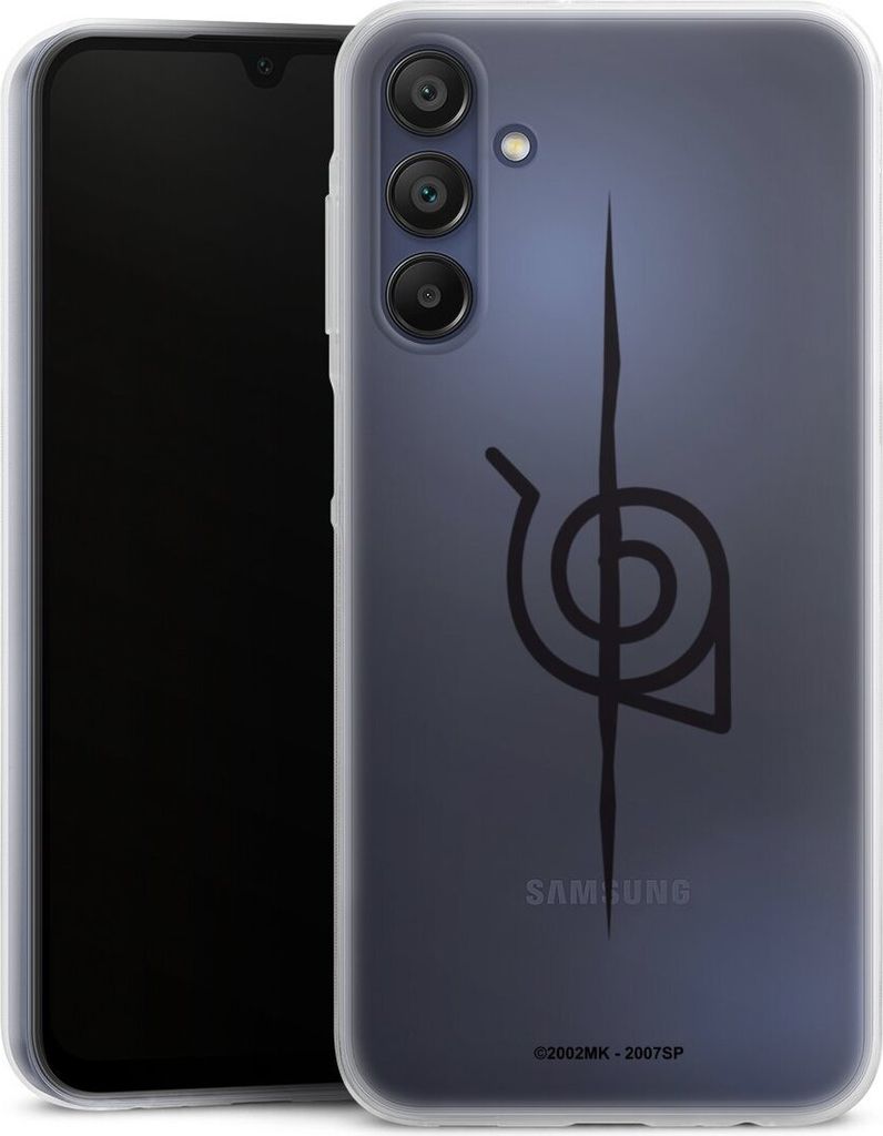 DeinDesign Slim Hülle für Samsung Galaxy A15 5G Silikon Case Ultra Dünn Handyhülle Naruto Shippuden Sasuke Konoha