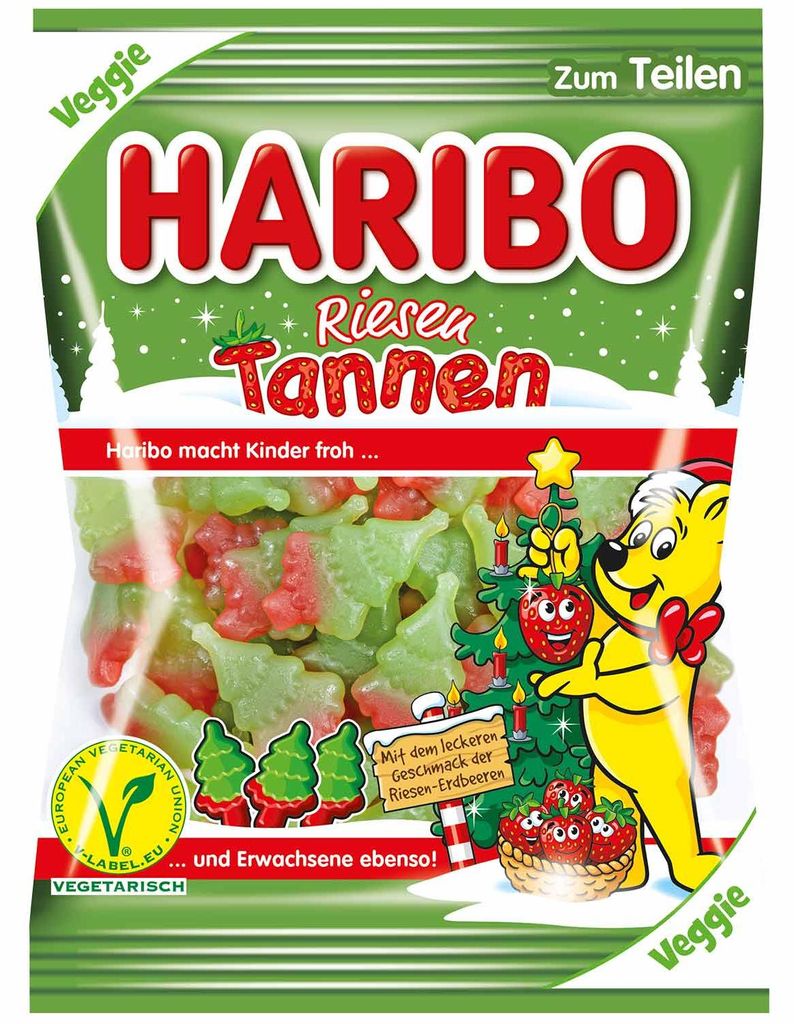 Haribo Riesen Tannen vegetarisch 200g Produktbild 