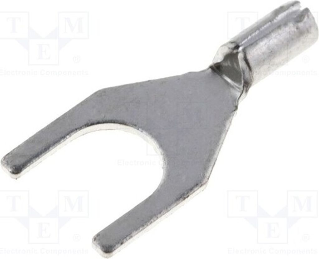 20x Gabelkabelschuh M4 Klemmverbindung 0,1÷0,5mm2 für Leitungen ST-095/1 isoliert(