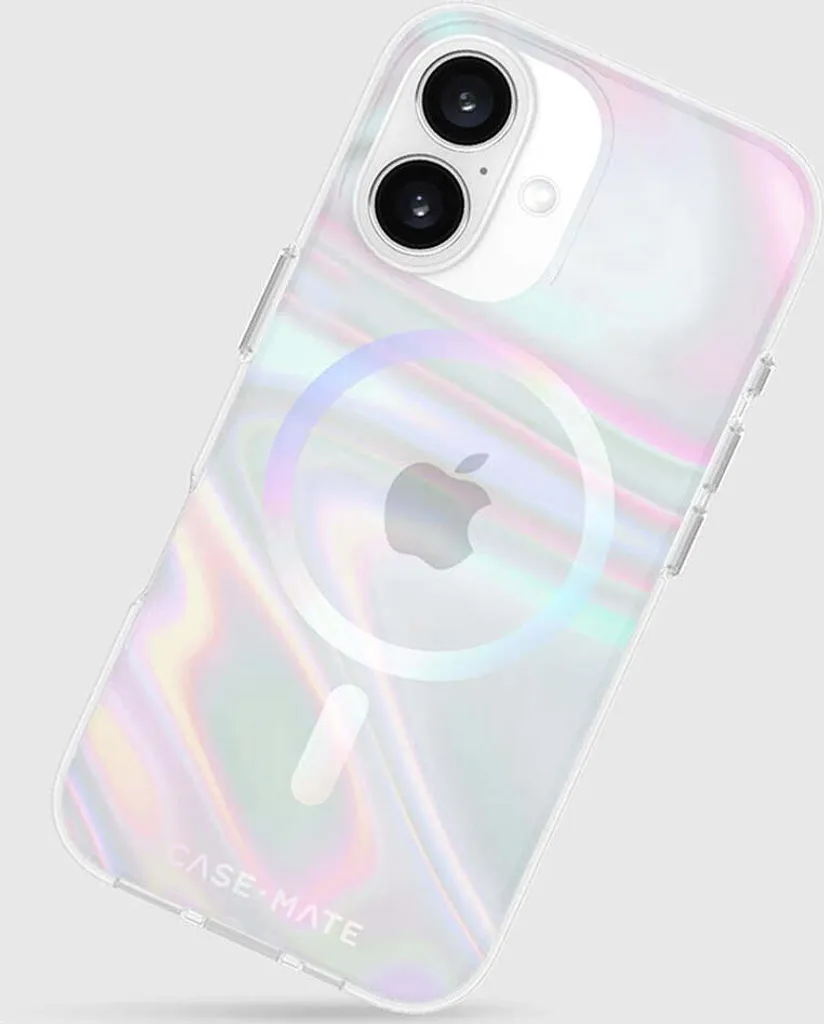 Coque MagSafe Case-Mate Soap Bubble Effet Irisé et Résistance aux Chocs - 19