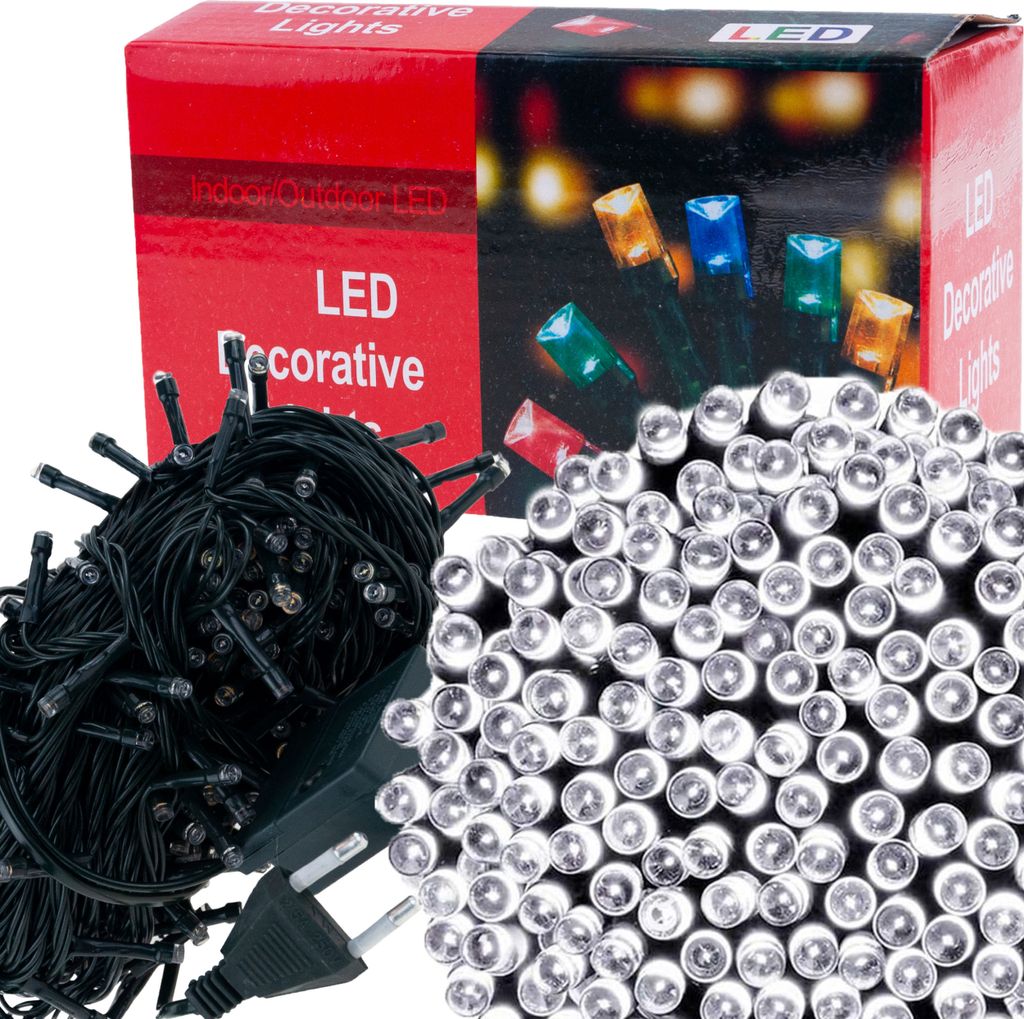 Lz300 Lampki Choinkowe 300 Led Zimne Wewnętrzne Na Choinkę Zdjęcie produktu 