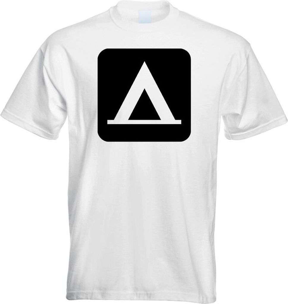 Kiwistar - T-Shirt - Weiss - Zelten Camping Piktogramme Herren Funshirt Bedruckt Design Sprüche Spruch Motive - mit Motiv Bedruckt - Funshirt Desi...