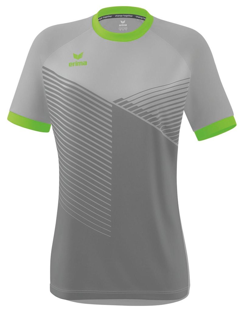 Erima Mantua Jersey Silbergrau/grüner Gecko Produktbild 