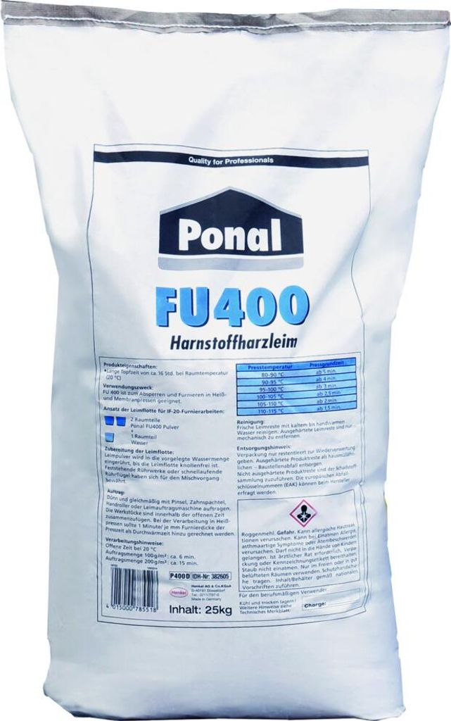 Ponal FU 400 Harnstoffharzleim P400D, 25 kg Sack Produktbild 