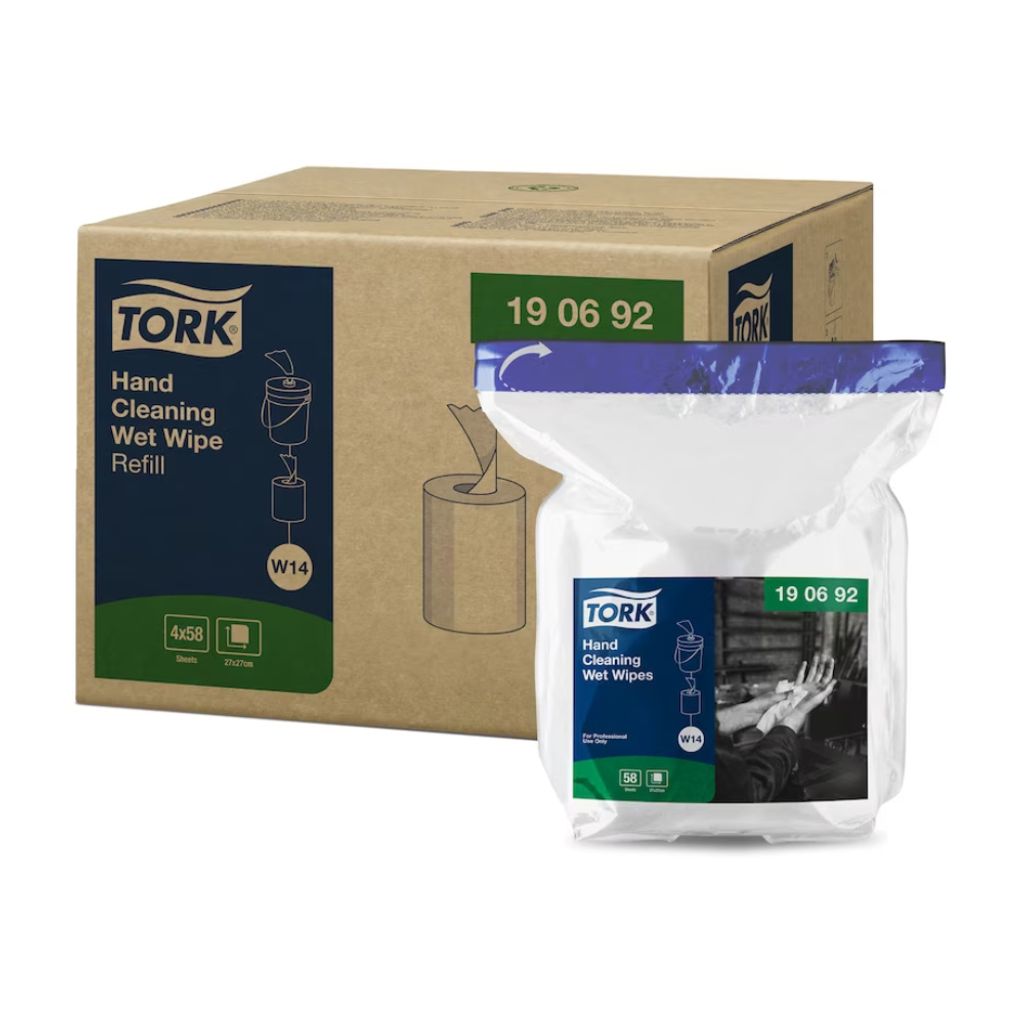 Tork Handreinigungstücher, feucht, Nachfüllung, 1-lagig, weiß, W14 System