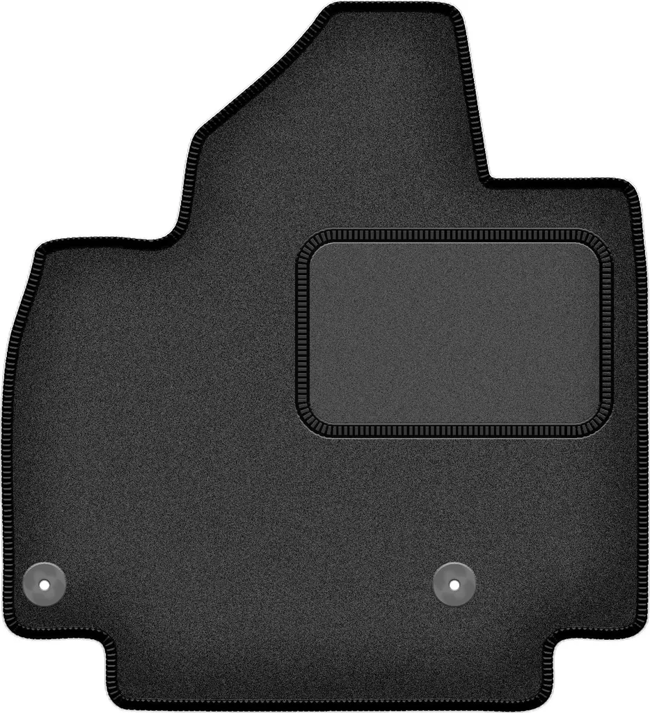 Tappetino conducente in velluto grafite compatibile con Kia EV9 (2023-, crossover 7 posti) – con fissaggi – su misura