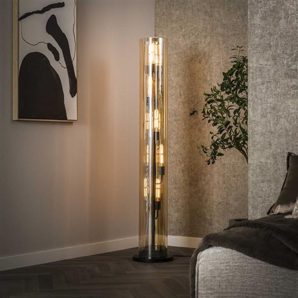 Hoyz-Kollektion – Stehleuchte 5L Tube Bernsteinglas – Artic Produktbild 