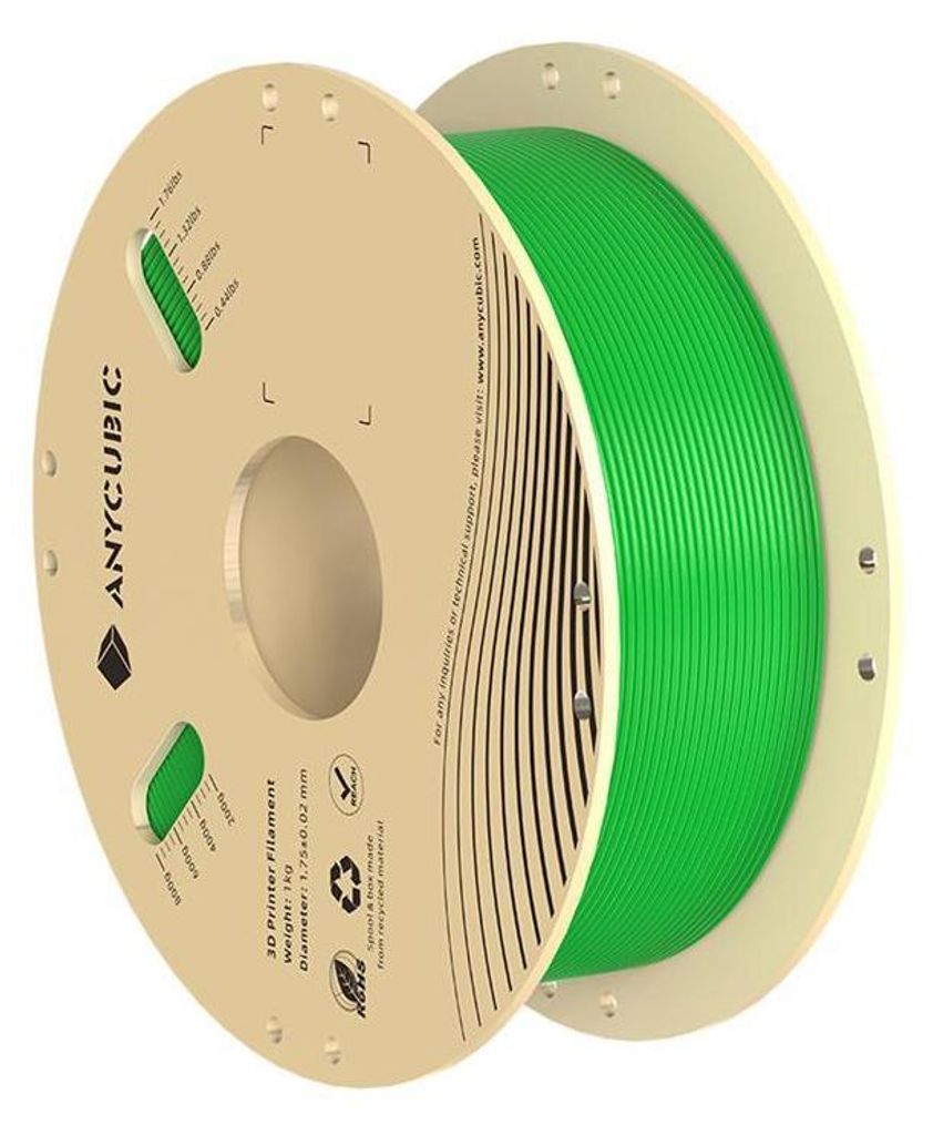 Anycubic PLA Filament, 1,75mm, 1kg - Farbton: grün