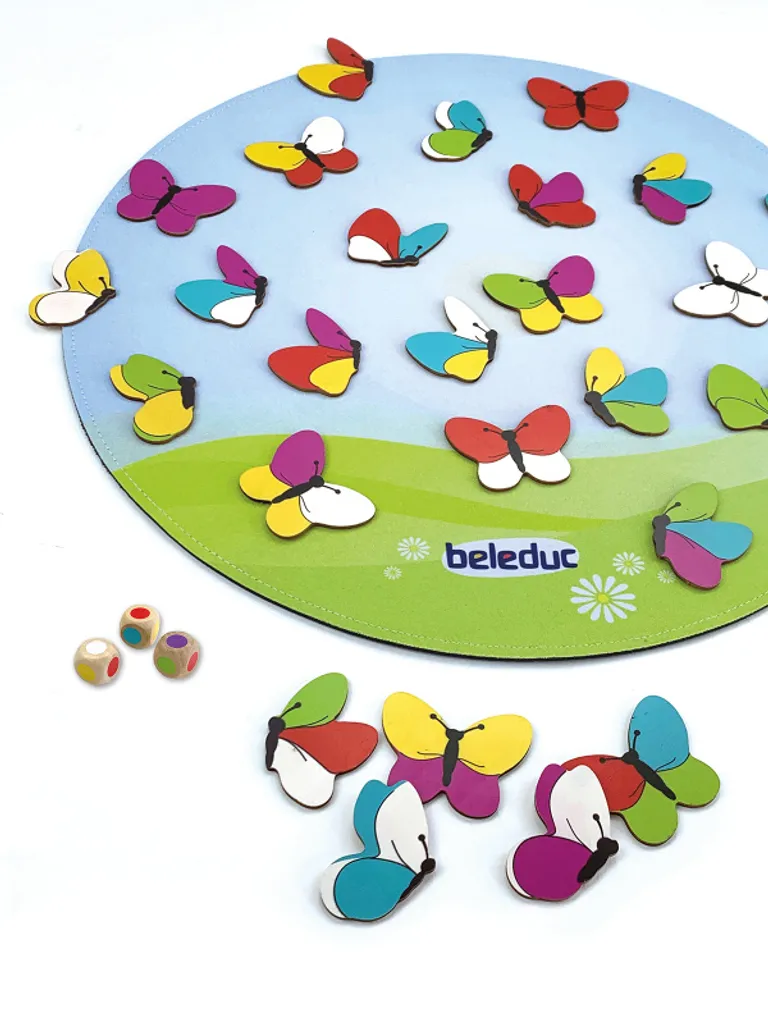 Betty Fly Beleduc : Jeu de Couleurs Interactif en Bois Naturel Durable