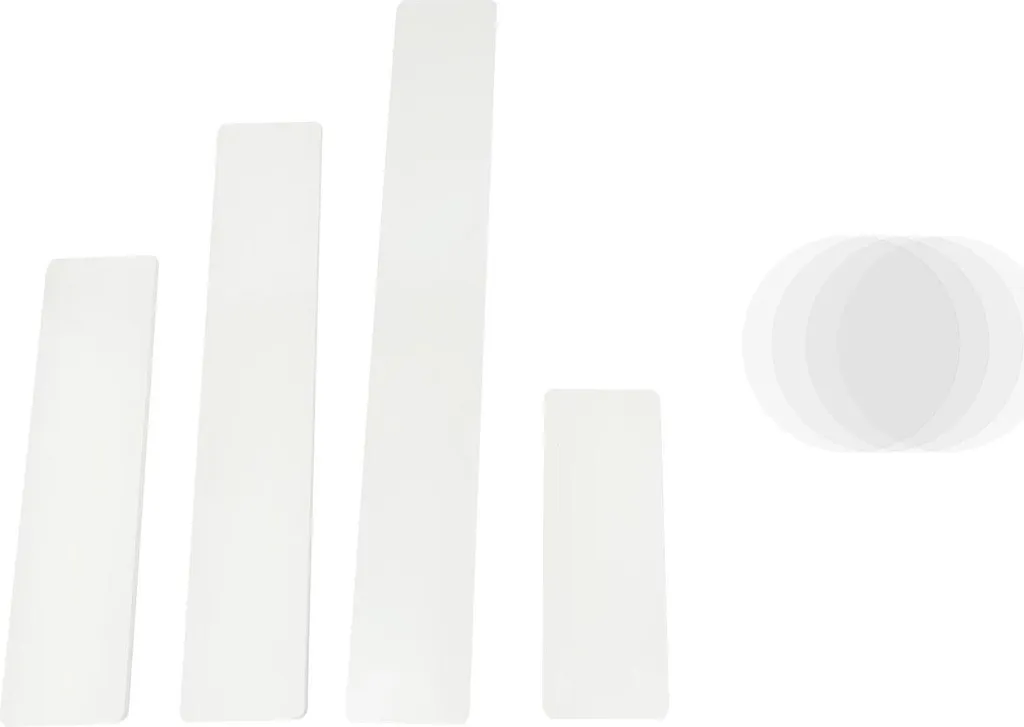 Centre de table pour anniversaire blanc - Lot 4 colonnes modulables - 9