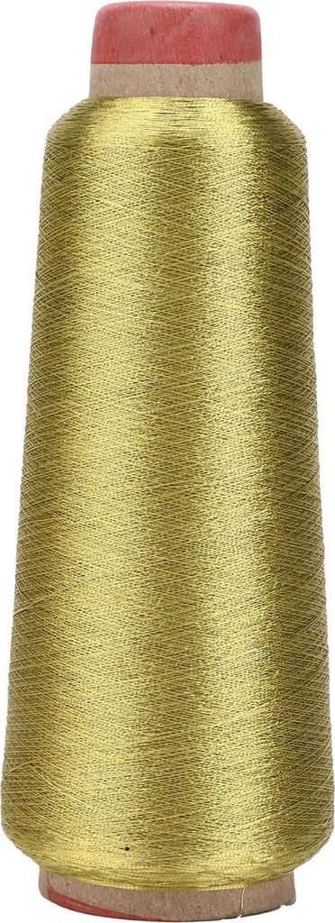Polyester Nähgarn, robustes Haushaltsgarn für Nähmaschine & DIY-Stickprojekte, Farbe Gold