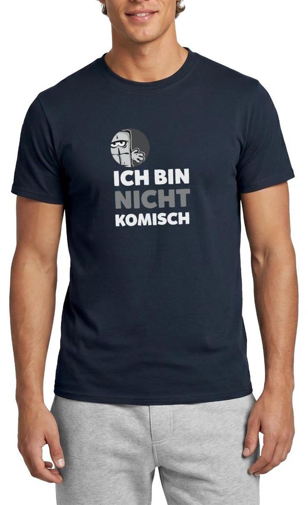 Spreadshirt Bernd Das Brot Ich Bin Nicht Komisch Design Männer T-Shirt, 3XL, Navy