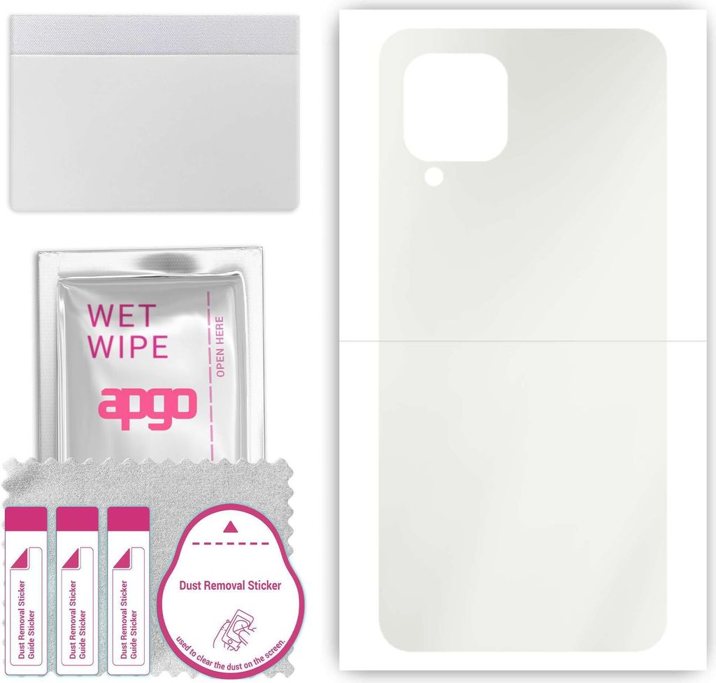 apgo Rückseite Schutzfolie, Matt, kompatibel mit Samsung Galaxy M22, Hinten Hydrogel-Displayschutzfolie mit Positionierhilfe, kratzfest, einfache ...