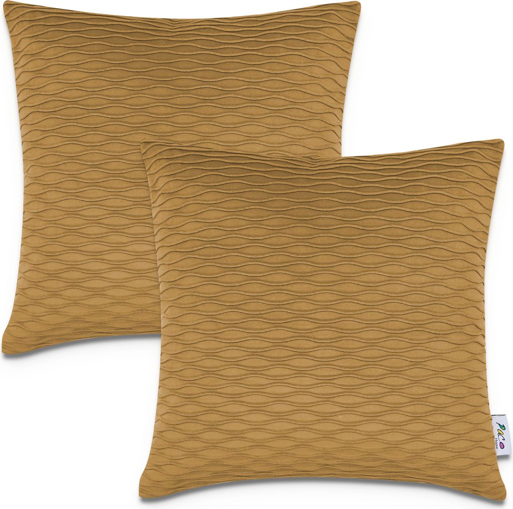Dekorative Kissenbezüge Kordsamt Kissenhülle Set Kissen Sofa Deko Zierkissen